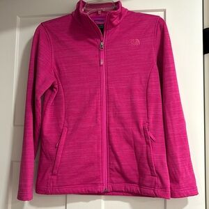 Northface pink jacket girls 14/16